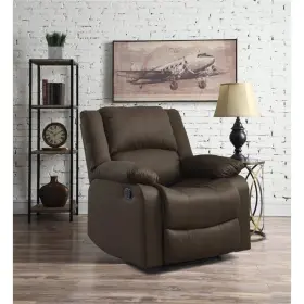 Hc-1523124 Hawthorne Collections Recliner In Chocolate