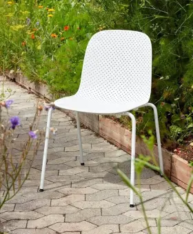 13eighty Hay Outside Chair White 4 Available . Arm