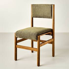 Hearth & Hand W/magnolia Furniture 87523638 Canvas Slipcover Dining Chair - Gray And Brand New