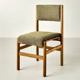 87523638 Hearth & Hand W/magnolia Furniture Canvas Slipcover Dining Chair - Gray And Brand New