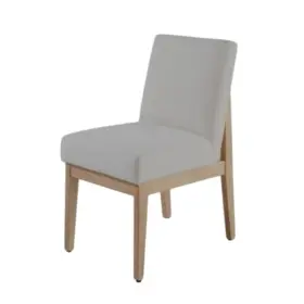 Hearth & Hand With Magnolia 753793558011 Upholstered Natural Wood Slipper Counter Stool - And
