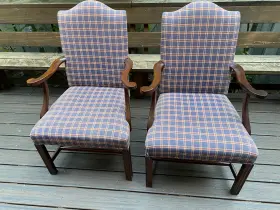 1862-11 Hickory Chair Beautiful Company Lolling/library Arm