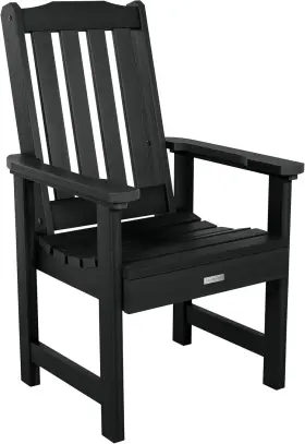 Ad-chdl2-bke Highwood Lehigh Dining Armchair Black
