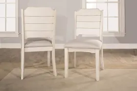 Hillsdale 796995149984 Furniture Clarion Dining Chairs Set Of 2 Sea White