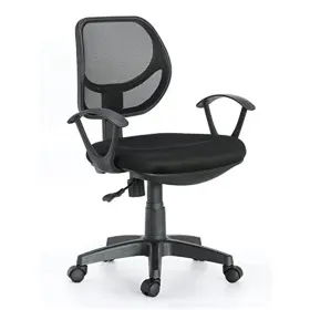 Hi-5006 Hodedah Mesh Back Task Chair - Black/black
