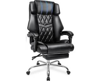 Hoffree 680358097879 Executive Big And Tall Office Chair Black