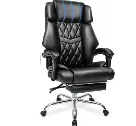 Hoffree 680358097879 Executive Big And Tall Office Chair Black
