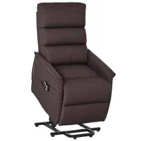 Us700-134bn0131 Homcom Power Lift Chair With Vibration Massage Fabric Upholstered Recliner Chai