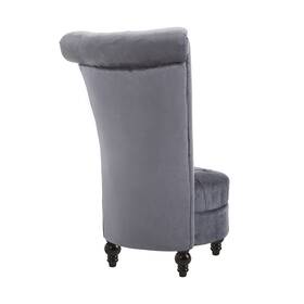 Homcom Us831-105gy0141 Chesterfield Sofa Living Room Lounger With Polyester Fabric And Sturdy Frame Grey