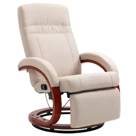 Us839-849v80bg0145 Homcom Adjustable Swivel Recliner Chair With Footrest Padded Arms Black