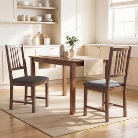 Homcom Us83a-467v01gy0141 Dining Chairs With Rubberwood Legs Kitchen Gray