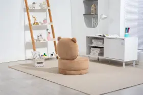 W09-00052 Home 2 Office Kids Swivel Bear Chair - Furniture For The Nursery Or Bedroom