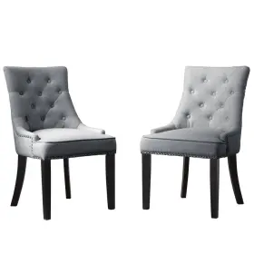Uc-1g Home Beyond Toulon Grey Cushion Accent Dining Chair Set Of 2