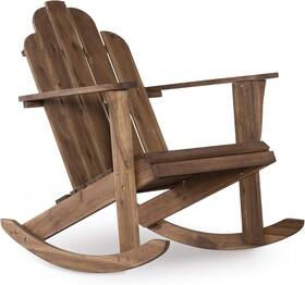 Home Decor Products Inc. 445057686617 Woodstock Rocking Chair Teak