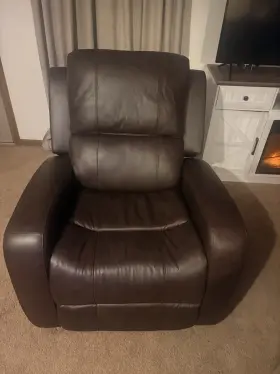 9735brw-1 Homelegance Brand New Austin Brown Genuine Leather Recliner Never Been Used