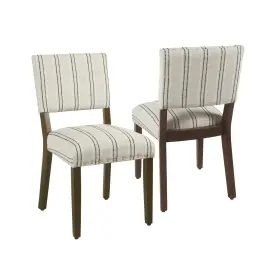 Homepop 655258858547 Home Decor Upholstered Dining Chairs Set Of 2 With