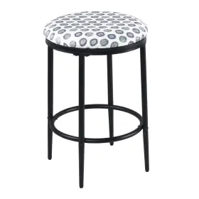 Homepop 655258864203 Upholstered Metal Barstool Fabric Side Chairs For Dining Room Kitchen And L