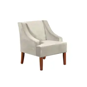Homepop 655258869840 Home Decor Upholstered Classic Swoop Arm Accent Chair Chairs For Liv Inch