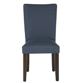 K6805-f2088-v Homepop Parsons Classic Upholstered Dining-chairs Pack Of 1 Textured Navy Blue