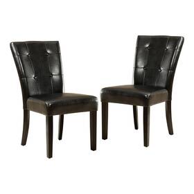 Homes Inside Out Amjeg-5088tdy4 Javernik Contemporary Wood Dining Chair Set Of 2 Espresso