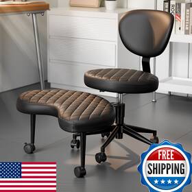 Homrelexa B0f6t5wdrq Cross Legged Office Chair Ergonomic Criss Wide Comfy Desk Seat Adjustab