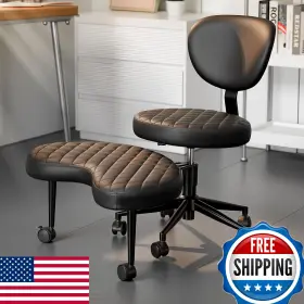 B0f6t5wdrq Homrelexa Cross Legged Office Chair Ergonomic Criss Wide Comfy Desk Seat Adjustab
