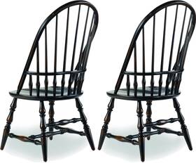 Hooker Furniture 3005-75330 3005-75330-single 43-1/4 Inch Tall Dining Chair - Rubbed Ebony
