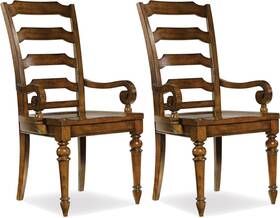 Hooker Furniture 5323-75300 5323-75300-single 43 Inch Tall Dining Chair - Warm Chestnut
