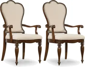 5381-75400-single Hooker Furniture 5381-75400 42-1/4 Inch Tall Fabric Dining - Wood