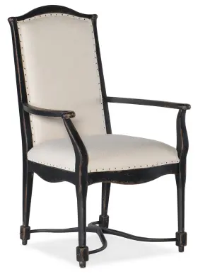 5805-75300-single Hooker Furniture 5805-75300-99 Ciao Bella 26 Inch W Arm Fabric - Tuscan Cream /