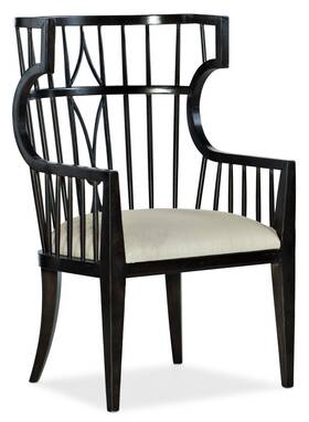 Hooker Furniture 5845-75700-99 Couture 25 Inch W Rustic Farmhouse - Noir
