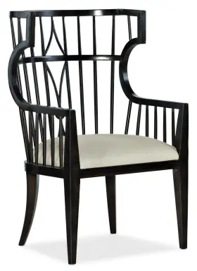 5845-75700-99 Hooker Furniture Couture 25 Inch W Rustic Farmhouse - Noir