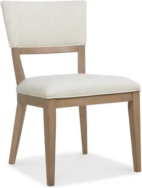 6072-75510-85 Hooker Furniture 6072-75510 Sonnet 23 Inch W Linen And Polyester Chair - White Oak /