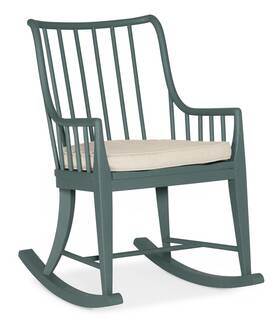 Hooker Furniture 6350-50002-46 6350-50002 23 Inch W Wood Rocking Chair - Blue