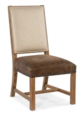 6700-75310-80 Hooker Furniture Big Sky Wood Framed Leather Dining - Seville