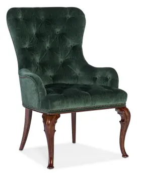 6750-75500-37 Hooker Furniture 6750-75500 Charleston 28 Inch W Fabric Dining Chair - Maraschino