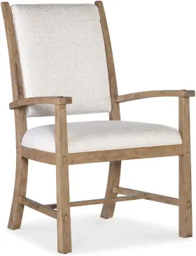 6952-75400-80 Hooker Furniture 6952-75400 Vineyard Row 27 Inch W Polyester Chair - Sonoma / White