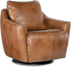 Cc612-pfsw-082 Hooker Furniture Cc612-pfsw Beau 35 Inch W Leather Recliner - Pecan