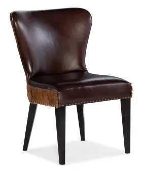 Dc102-089 Hooker Furniture Cc 24 Inch W Leather Dining Chair - Debonair Espresso