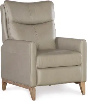 Rc114-pb-020 Hooker Furniture Rc114-pb Quinnie 30 Inch W Leather Recliner - Verona Sage / Light