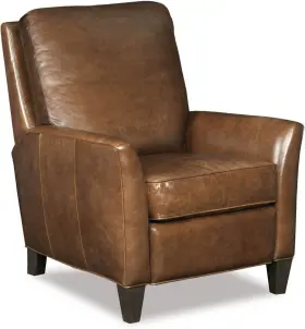 Rc127-085 Hooker Furniture 37-1/2 Inch W Leather Recliner - Balmoral Albert