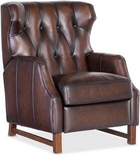 Hooker Furniture Rc806-pb-088 Rc806-pb Henderson 30 Inch W Leather Recliner - Vortex / Medium Wood