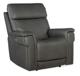Ss608-phzl1-093 Hooker Furniture Ss608-lyra-power-recliner Lyra 41 Inch W Leather Club - Sahara