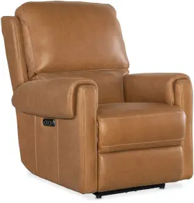 Ss718-phz1-080 Hooker Furniture Ss718-phz1 Somers 34 Inch W Metal Framed Leather - Denver Coffee
