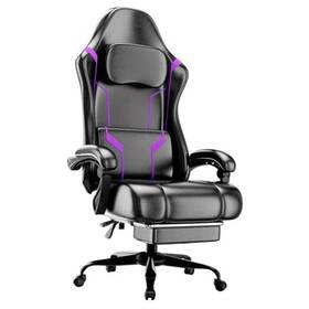 Hotosych Djy315 Ergonomic Gaming Chair Video Game With Pocket Spring Cushion And Purple