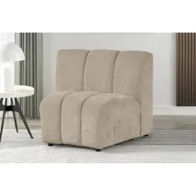 Bm-ss02arlcc Hs Modern 1pc Modular Armless Chair Living Room Sofa Camel