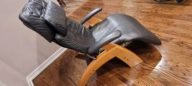 Human Touch 045915815165 Pc Perfect Chair Zero Gravity Recliner Black Leather