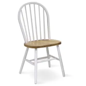 C02-212 Ic International Concepts 37-inch High Spindle Back Chair White/natural