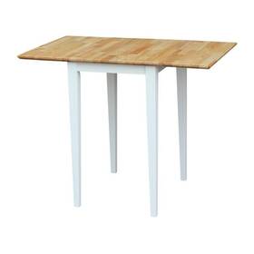 Ic International Concepts T02-2236d Solid Wood Small Drop White/natural