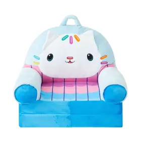 Wk550914 Idea Nuova Gabbys Dollhouse Cakey Blue Flip Out Chair 19 Inch In